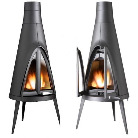 Piec wolnostojący 10 kW TIPI antracyt