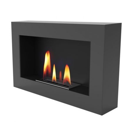 Biokominek 706x403 mm czarny box
