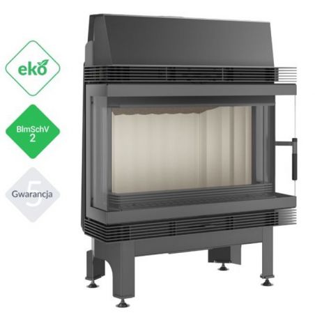 Wkład kominkowy BLANKA 12 11 kW 670/570 lewy/prawy BS (szyby łączone bez szprosa)