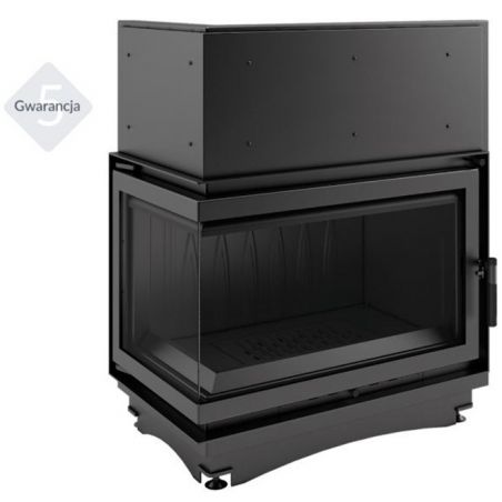 Wkład kominkowy 18 kW OLIWIA lewy (szyby łączone bez szprosa)