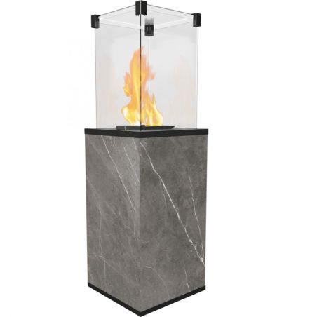 Ogrzewacz gazowy wolnostojący PATIO MINI NATURALI PIETRA GREY - sterowanie manualne