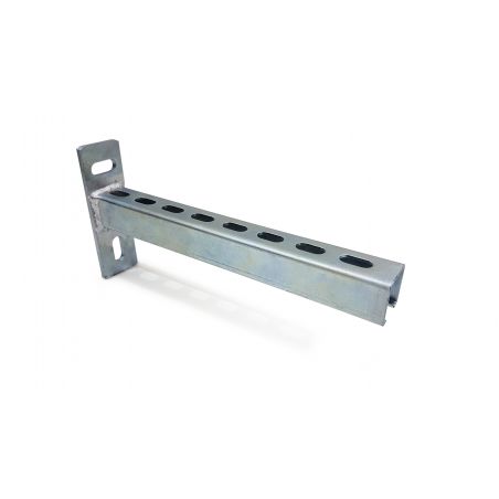 Wspornik ścienny perforowany konsola ocynk T 30x30mm