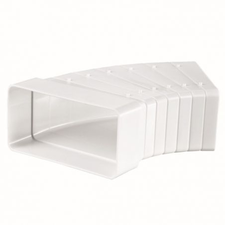 Kolano wielokątowe Poziome 90°  PVC 204x60 