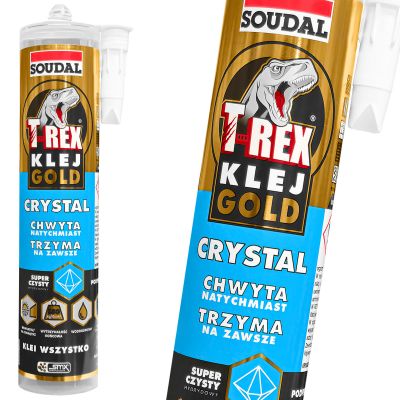 Klej bezbarwny T-Rex Crystal Gold 290ml