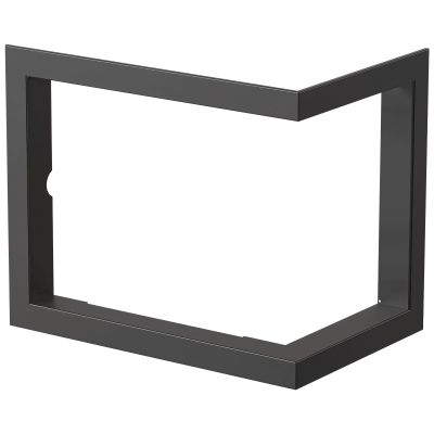 Blenda narożna ramka ozdobna czarna do wkładu żeliwnego SIMPLE M/S BS 1,5mm