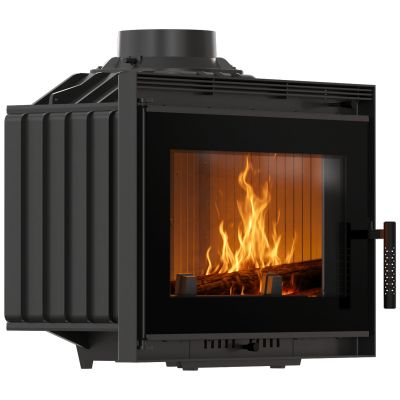 Wkład kominkowy żeliwny KRATKI NEL 8kW Ø180