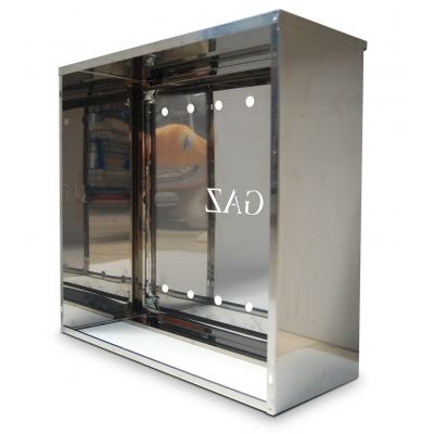 Skrzynka Szafka Gazowa 60x60x25cm NIERDZEWNA SZLIF