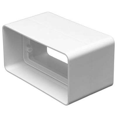 Łącznik kanał płaski, złączka PVC