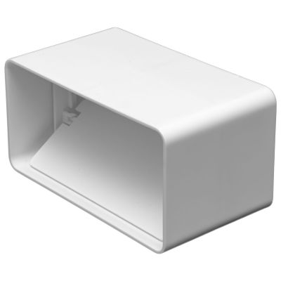 Łącznik kanał płaski, złączka z zaworem PVC KZZ