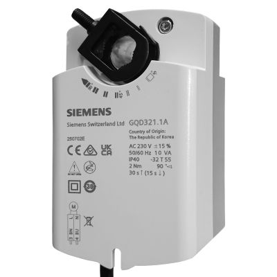 Siłowniki do przepustnic powietrza GQD321.1A