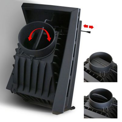 Wkład kominkowy narożny lewy żeliwny AMELIA DECO 21kW | ø200mm