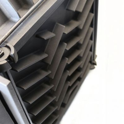 Wkład kominkowy narożny prawy żeliwny AMELIA DECO 21kW | ø200mm