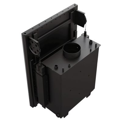 Wkład kominkowy płaszcz wodny żeliwny AMELIA Gilotyna 21kW | ø220mm