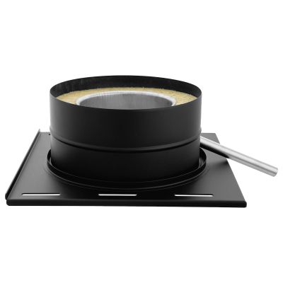 Miska do odprowadzania kond. dwuścienna żaroodporna czarna