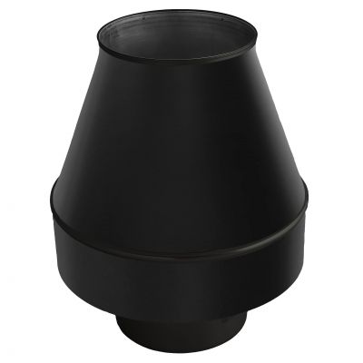 Ustnik dwuścienny żaroodporny czarny