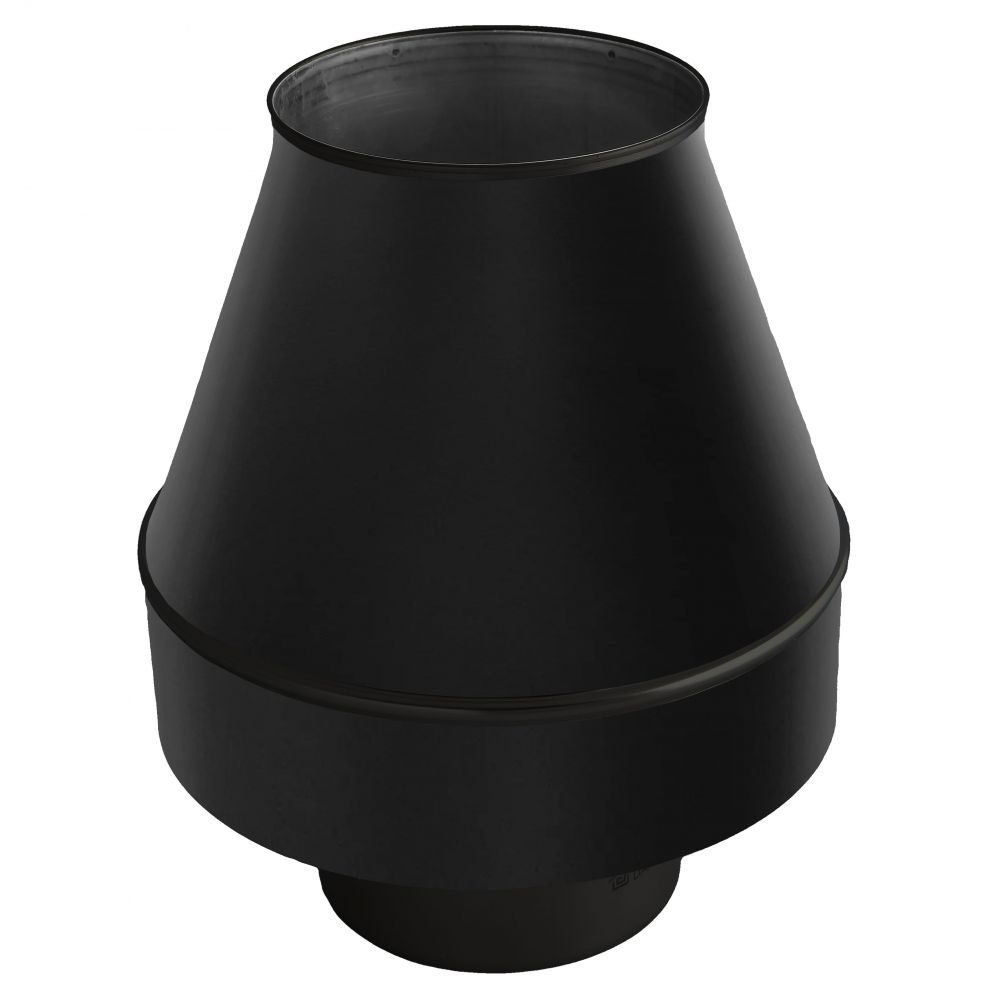 Ustnik dwuścienny żaroodporny czarny