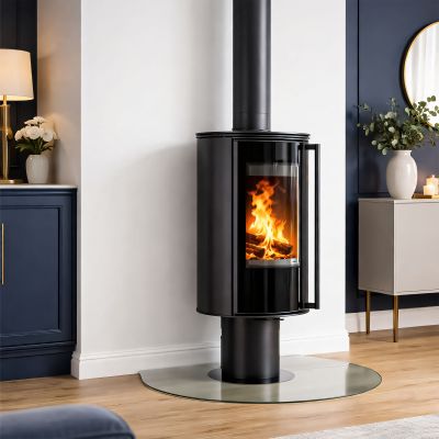 Piec wolnostojący ERIK na nodze obrotowy 5,5kW