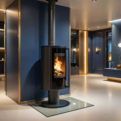 Piec wolnostojący ERIK na nodze obrotowy 5,5kW