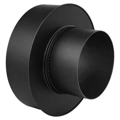 Zaślepka trójnika dwuścienna żaroodporna czarna