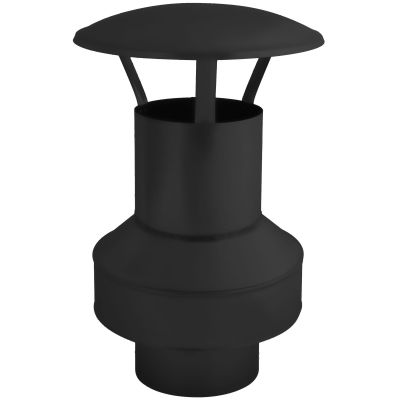 Daszek dwuścienny żaroodporny czarny