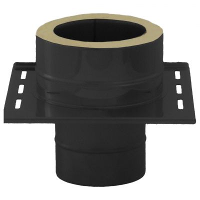 Podpora przejściowa dwuścienna żaroodporna czarna