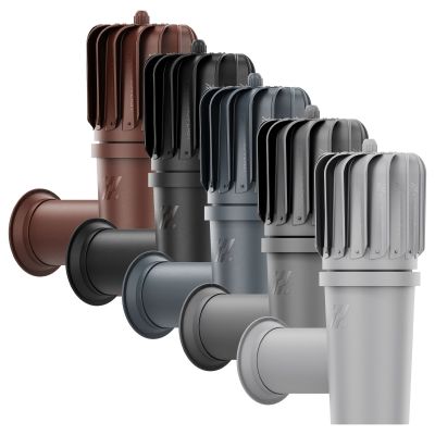 Kominek wentylacyjny wywietrzak boczny tulipan SideVent KronoPlast SV-NRP 110mm