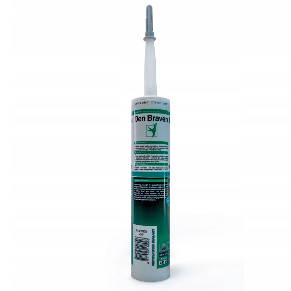 Akryl do kanałów wentylacyjnych szary 280 ml