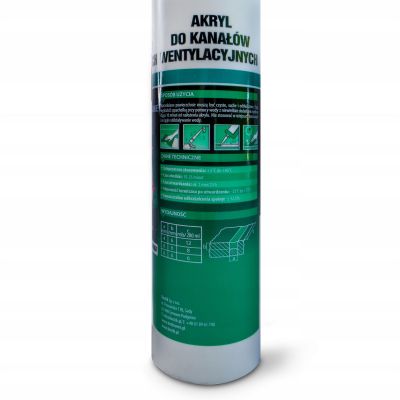 Akryl do kanałów wentylacyjnych szary 280 ml
